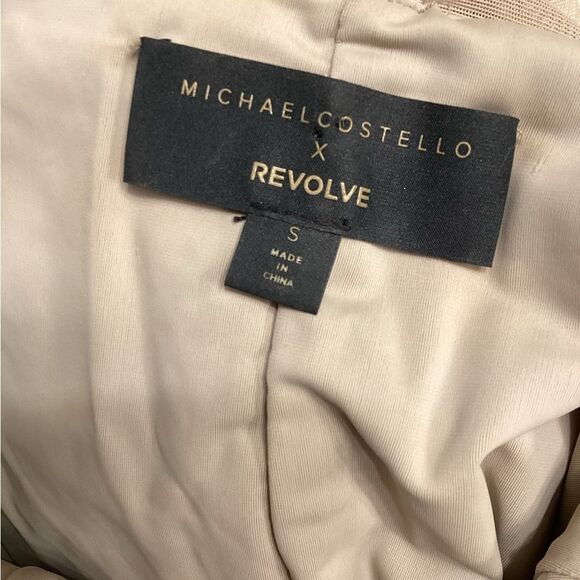 Michael Costello X Revolve Fiji Midi Tan Backless Dress - Picture 14 of 16